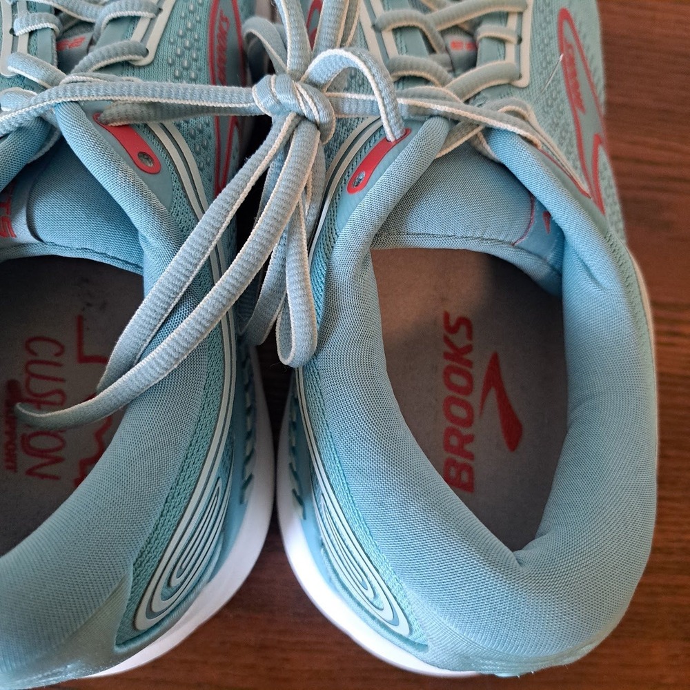 Brooks Ariel GTS 23 Womens Running Shoes Teal Coral Wide D 1203911B496 Size 9.5 - Picture 6 of 8